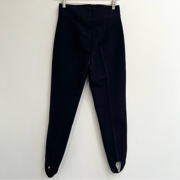 Vintage Obermeyer Sport Women’s Black Wool Blend Stirrup Snow Ski Pants 10 Long - Picture 2 of 12